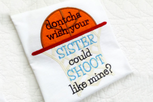 Basketball Sister Applique Review for Craft Fair Success