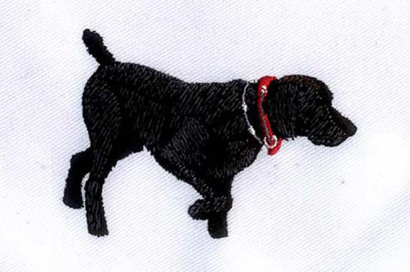 Black Labrador Embroidery Design Review for Boutique Sweatshirts