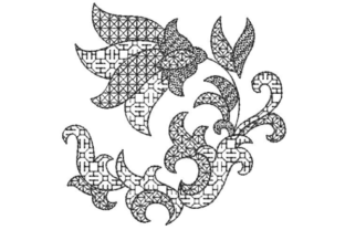 Blackwork Flower Review for Seasonal Embroidery Projects