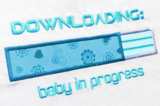 Downloading Baby Pregnancy Applique: A Design Review for Boutique Embroidery