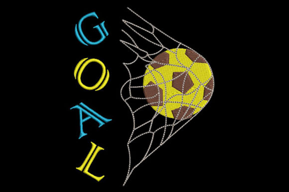 Football Soccer-Goal Embroidery Design Review