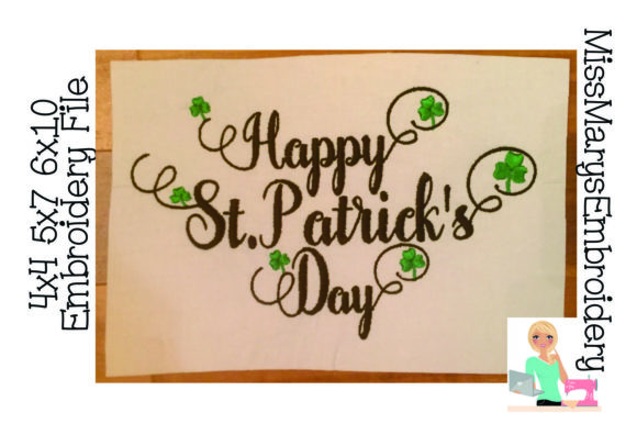 Happy St. Patrick’s Day Embroidery Design Review