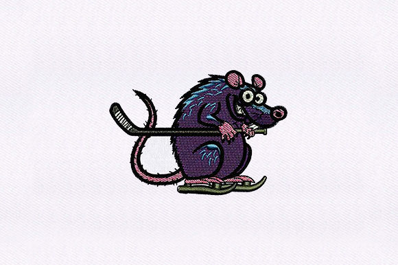 Hockey Gear Rat Embroidery Review: A Quirky Addition to Boutique Apparel