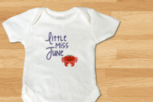 Little Miss June Crab Applique Review for Real Projects
