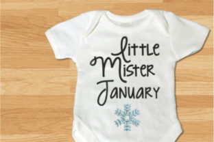 Little Mr January Snowflake: A Delightful Embroidery Design for Handmade Gifts