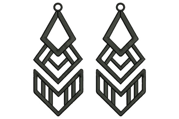 Long Earrings: A Versatile Embroidery Design for Seasonal Projects