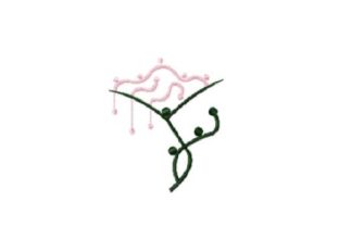 Pink Martini Flower Embroidery for Seasonal Projects